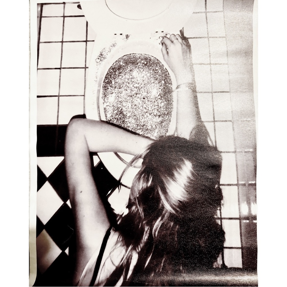 Restock - NWT - Too Glam & Too Hungover Canvas Poster  - Black & White